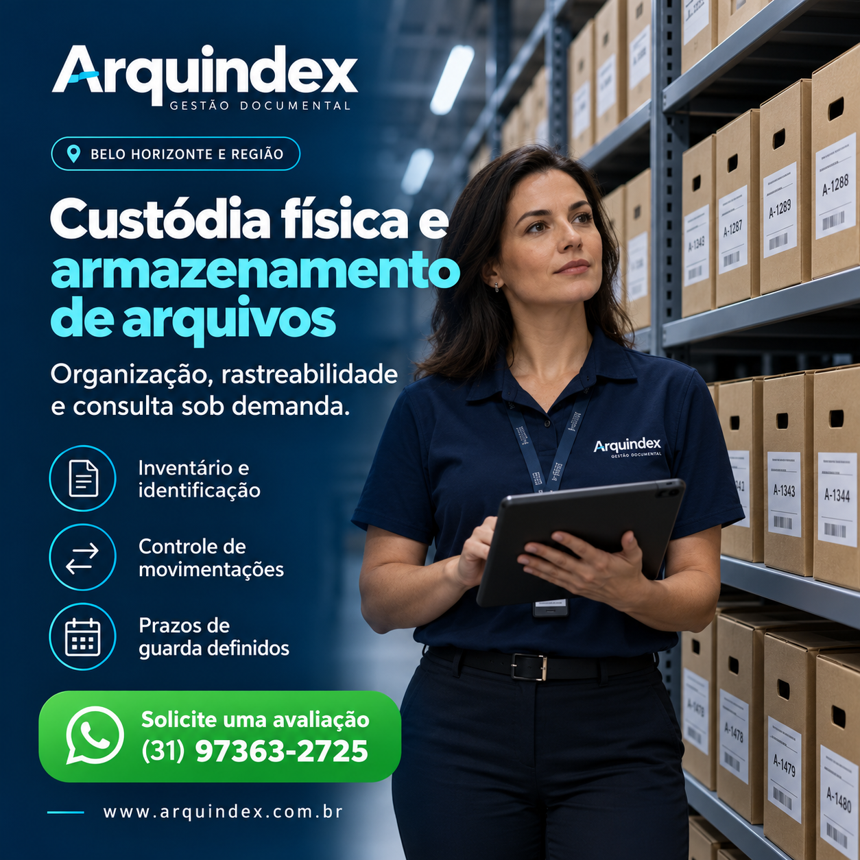 Armazenamento de arquivos: ilustração conceitual